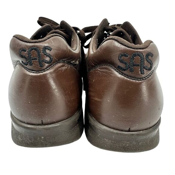 SAS Mens Time Out Walking Sneakers Brown Lace Up Breathable Round Toe Comfort 9 - Picture 2 of 7